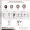 Service Caster 3 Inch SS High Temp Glass Filled Nylon 3/8 Inch Stem Caster Total Lock Brake SCC SCC-SSTSTTL20S314-GFNSHT-381615 - alternate 2